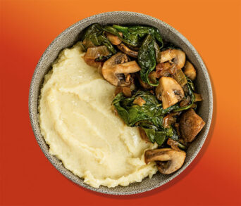 Creamy Garlic Mashed Potato Bowl